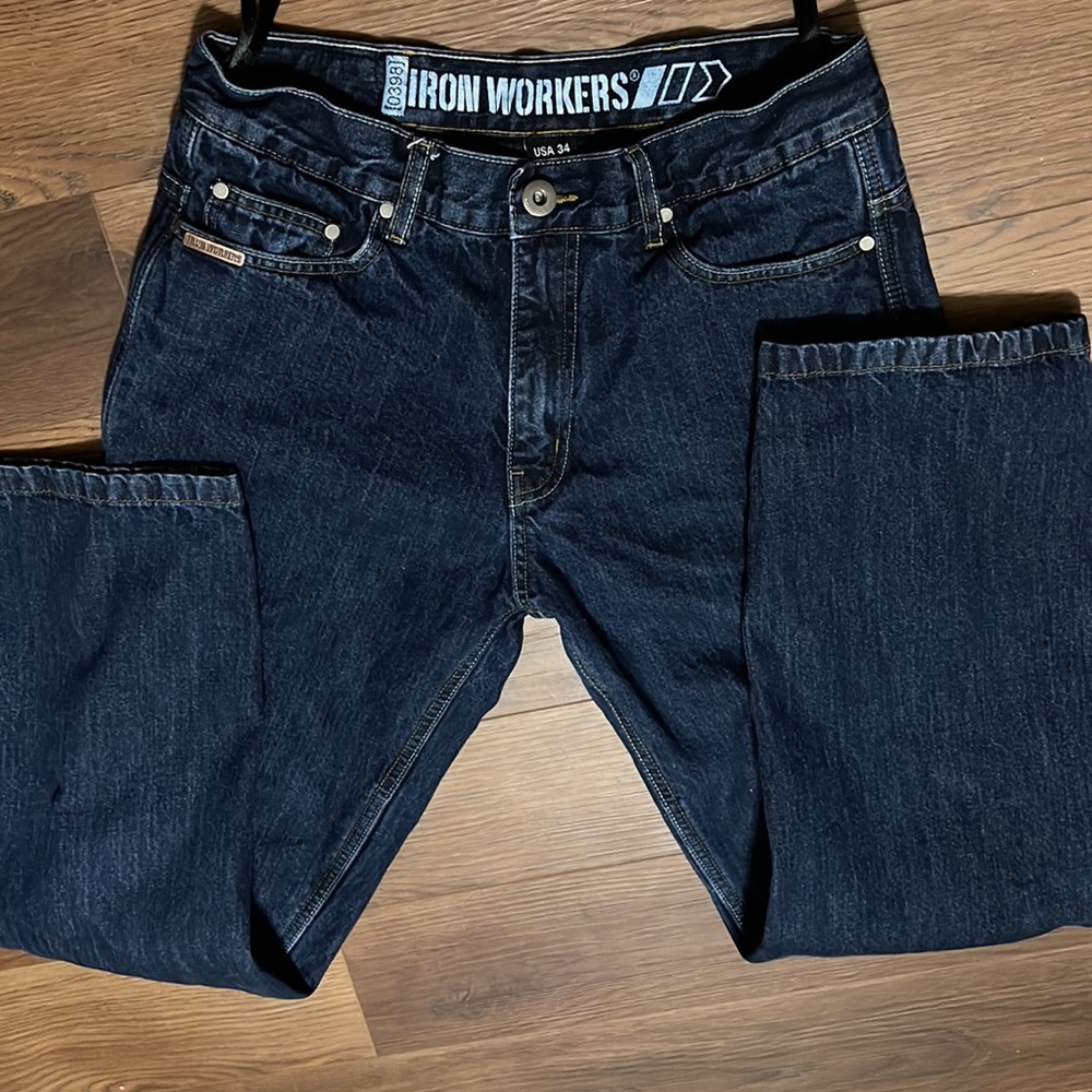 Bilt Iron Workers 0398 Blue jeans Mens Padded Knee
34x30 Motorcycle
Lined